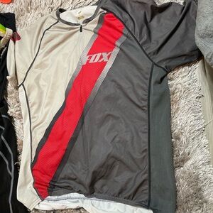Fox Performance Red and Gray Jersey